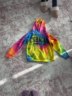 Kids Tie-Dye Hoodie - Bright Multicolor